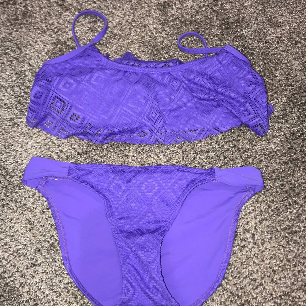 purple bikini